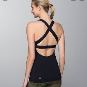 Lululemon Core Kicker Tank Black size 6